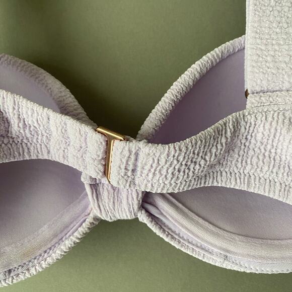 Calia sz S lavander padded bikini top NWT - Picture 6 of 9